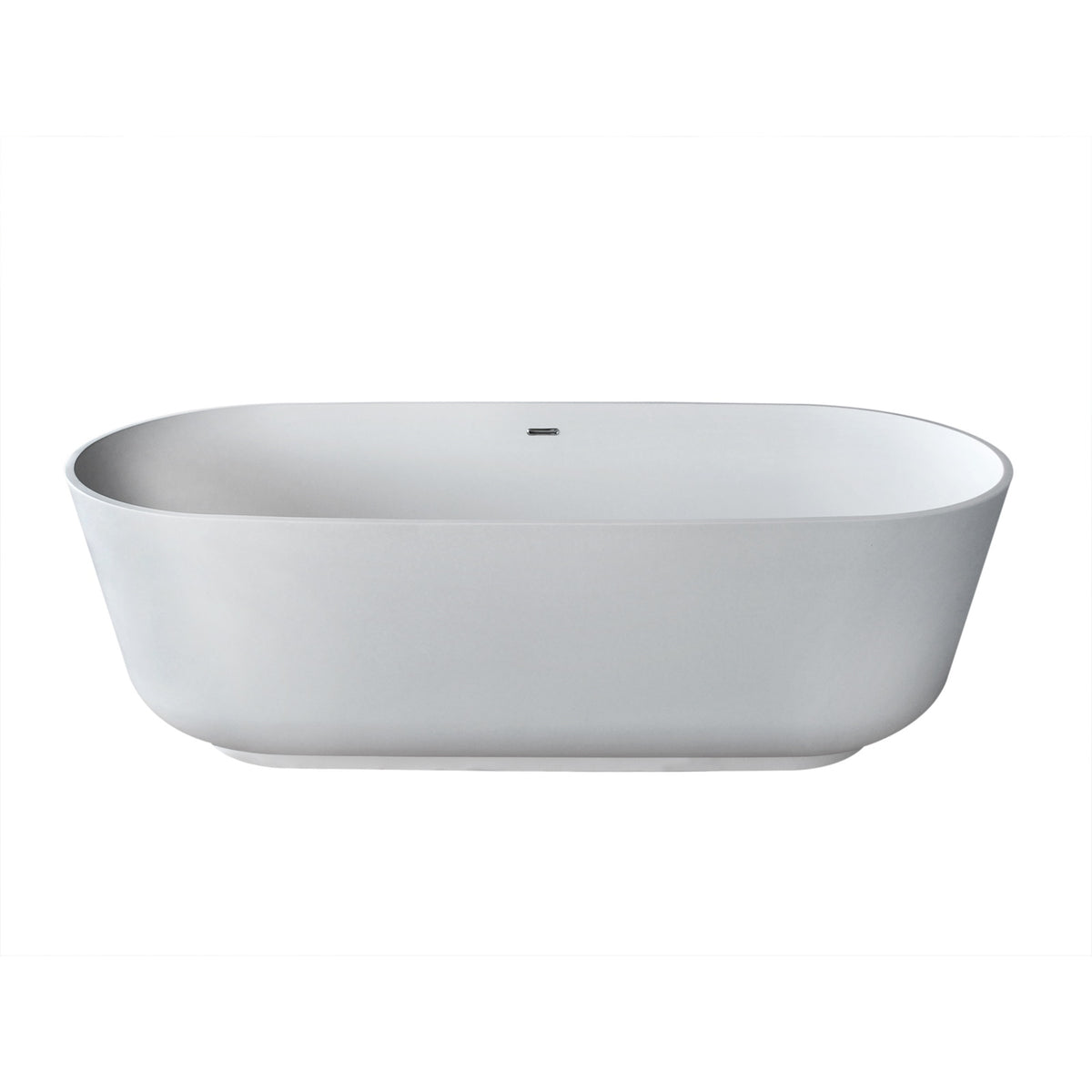 Atlantis Whirlpools Asaro 32 x 71 Artificial Stone Freestanding Bathtub 7131ASSXCWXX