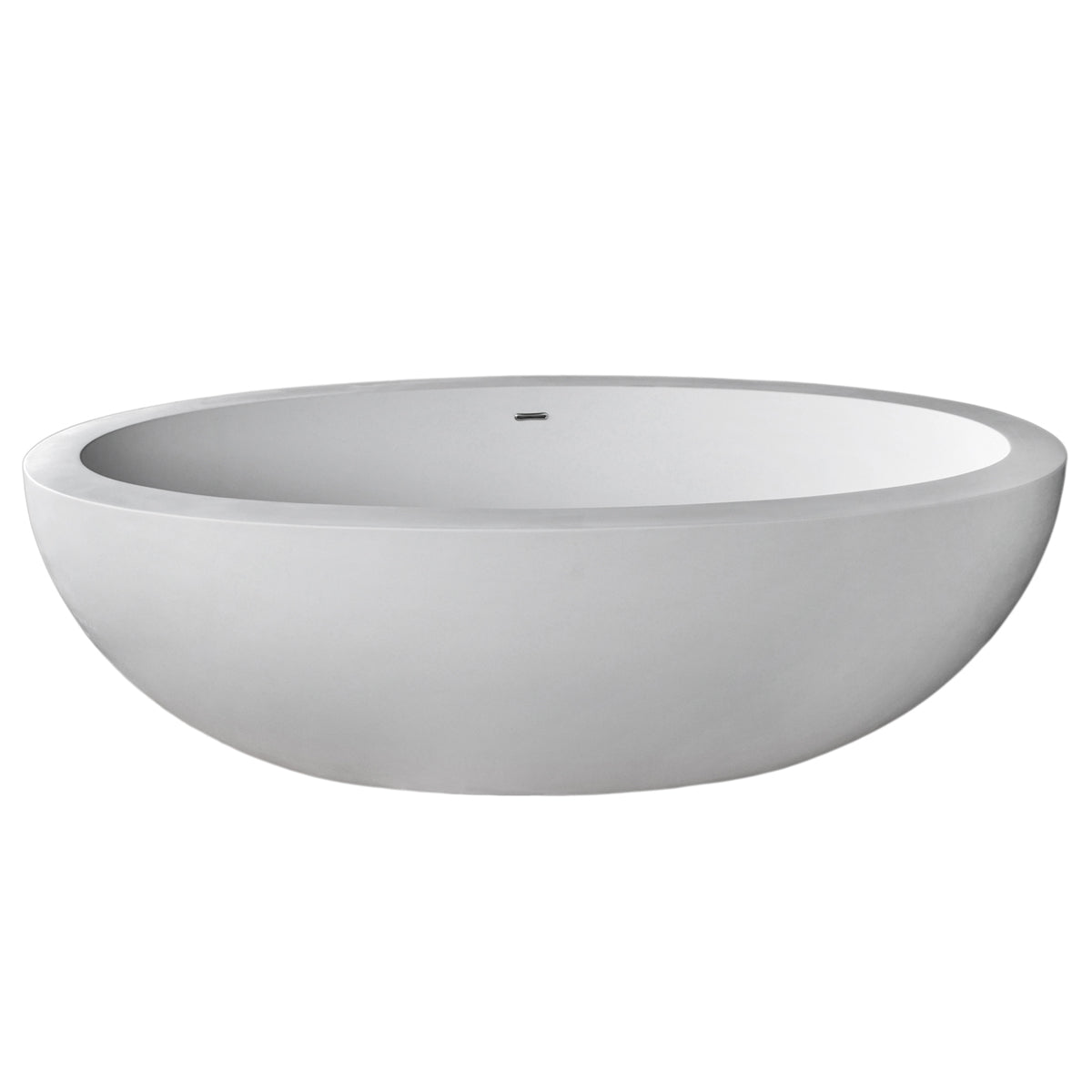 Atlantis Whirlpools Cabarita 42 x 75 Artificial Stone Freestanding Bathtub 7541CBSXCWXX