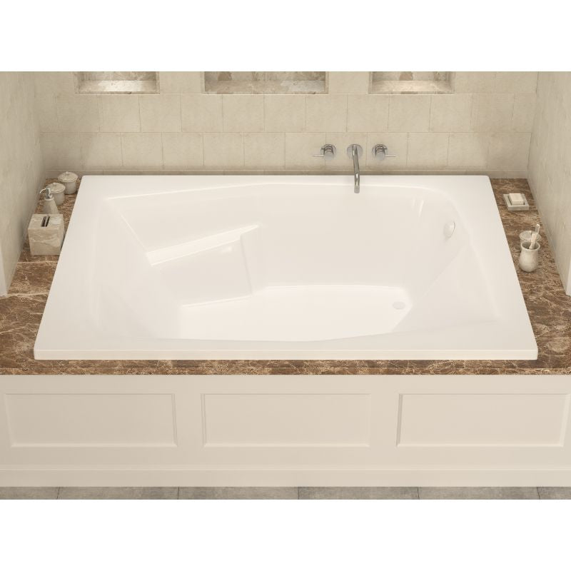 Atlantis Whirlpools Caresse 54 x 72 Rectangular Bathtub 5472C