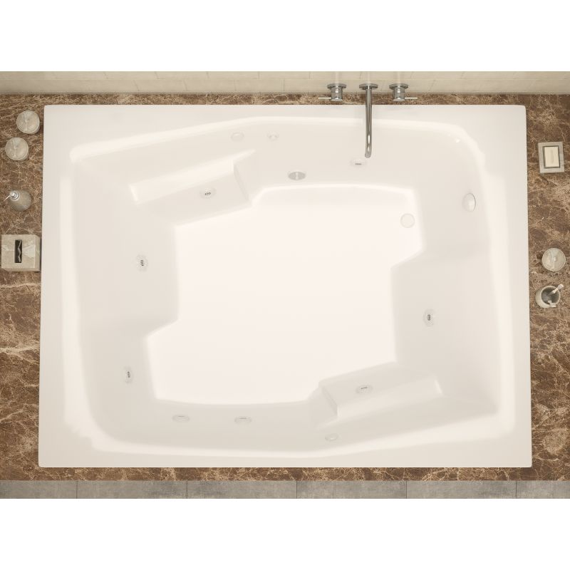 Atlantis Whirlpools Caresse 54 x 72 Rectangular Bathtub 5472C