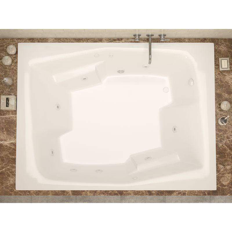 Atlantis Whirlpools Caresse 54 x 72 Rectangular Bathtub 5472C