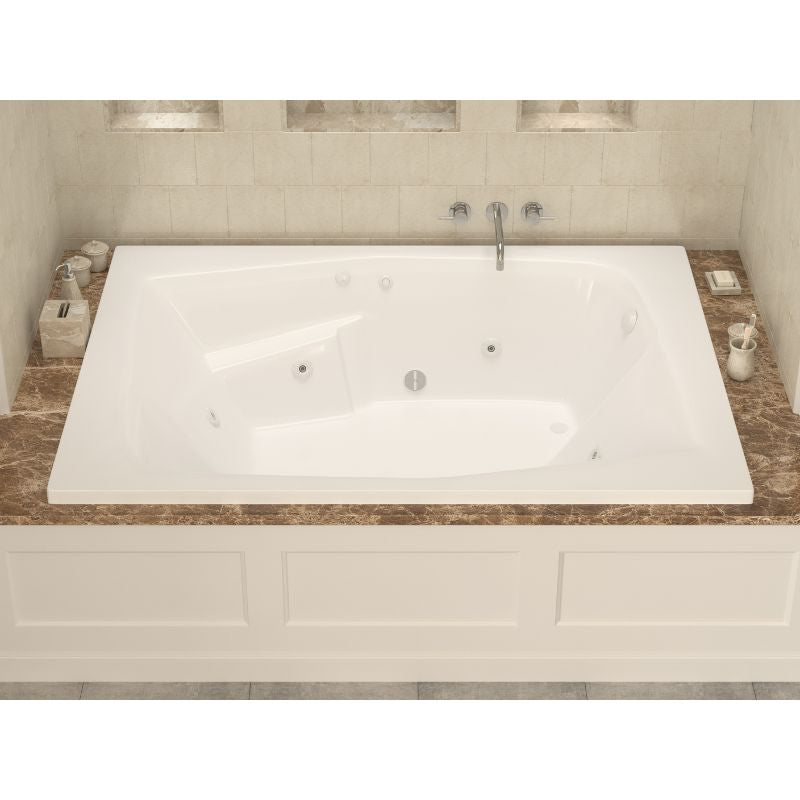 Atlantis Whirlpools Caresse 54 x 72 Rectangular Bathtub 5472C