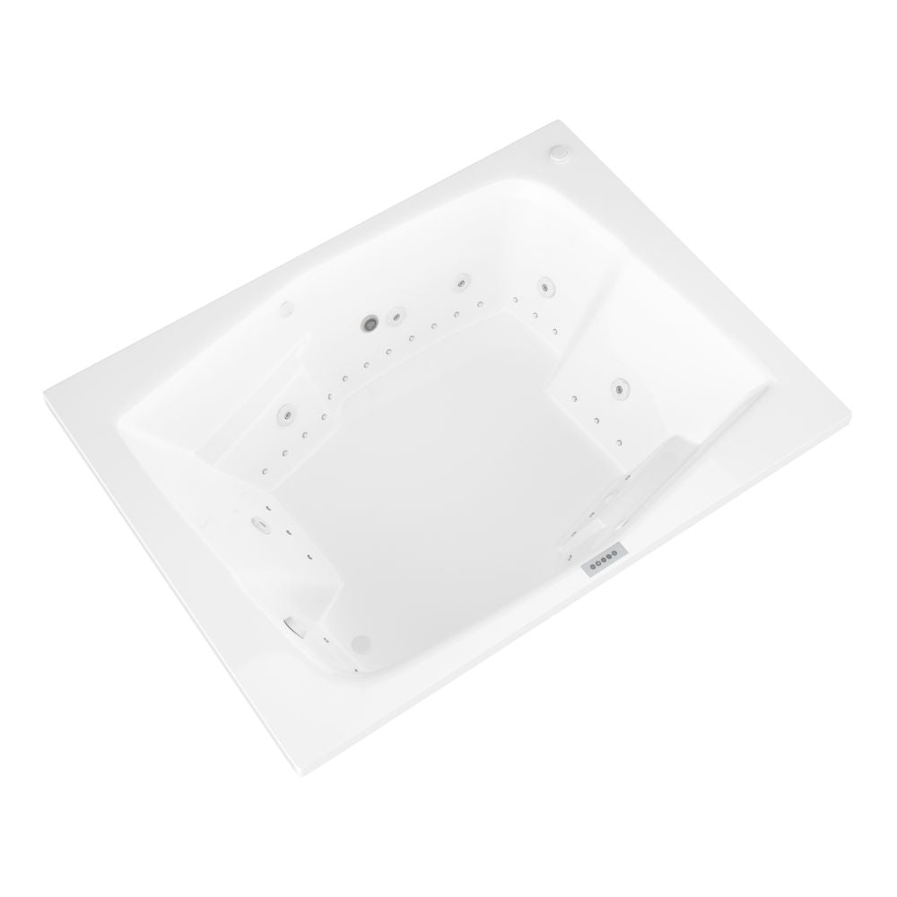 Atlantis Whirlpools Caresse 54 x 72 Rectangular Bathtub 5472C