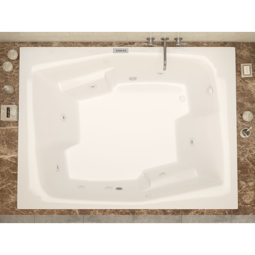 Atlantis Whirlpools Caresse 54 x 72 Rectangular Bathtub 5472C