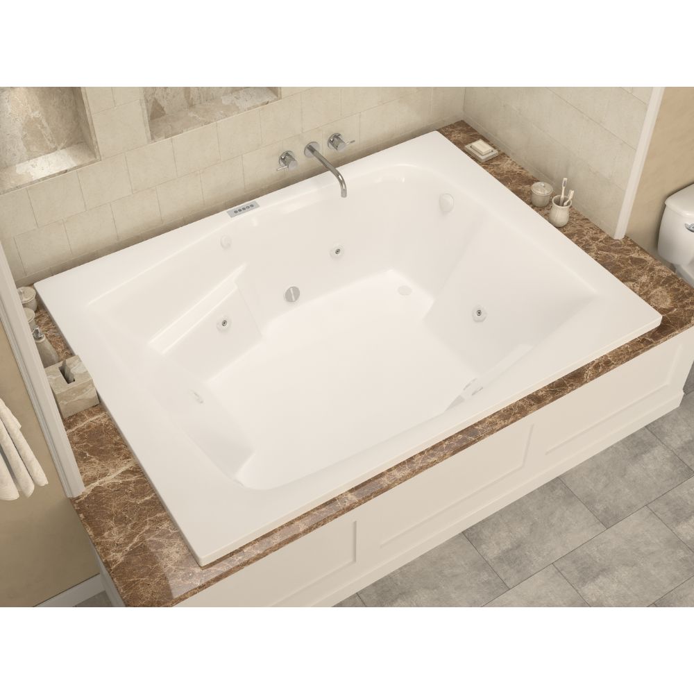 Atlantis Whirlpools Caresse 54 x 72 Rectangular Bathtub 5472C