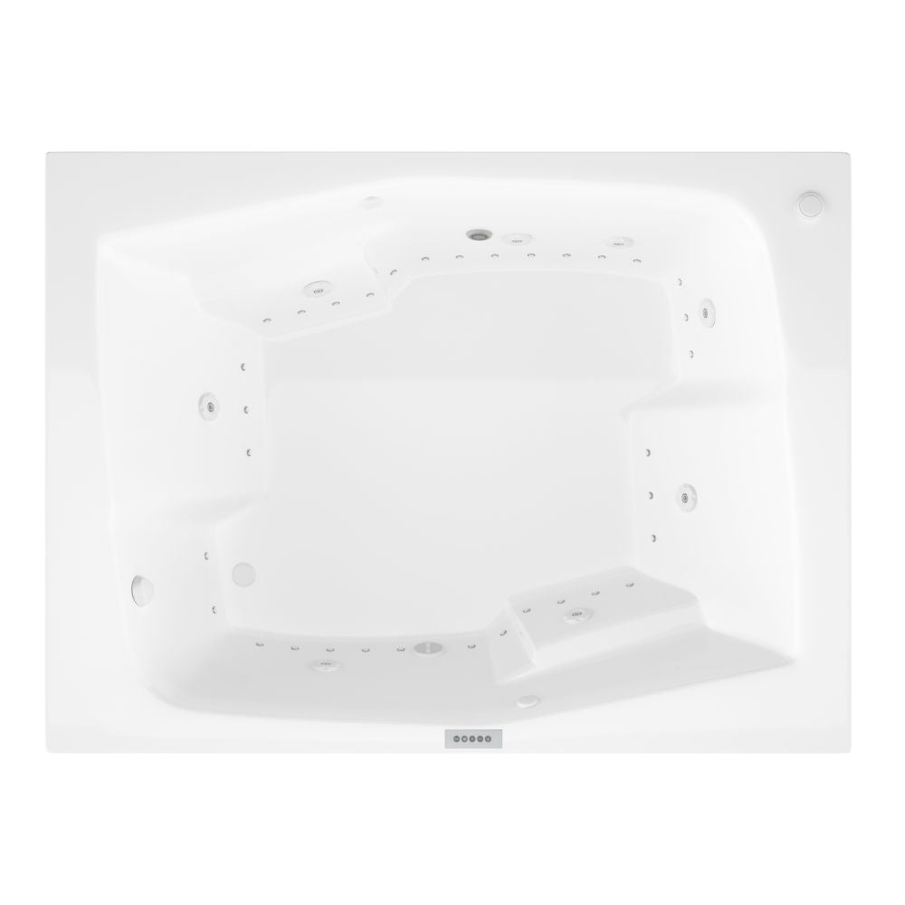Atlantis Whirlpools Caresse 54 x 72 Rectangular Bathtub 5472C