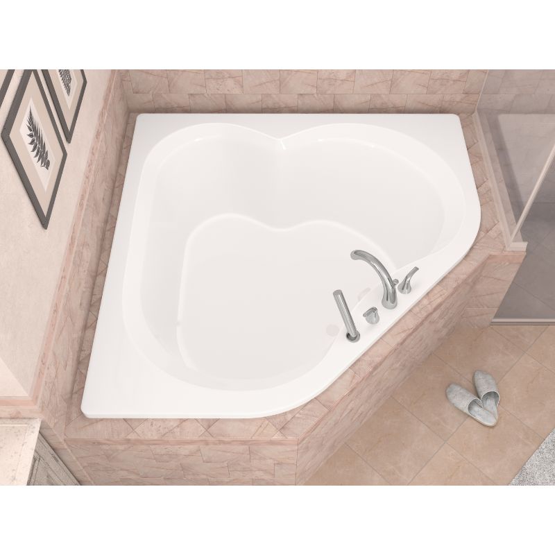 Atlantis Whirlpools Cascade 60 x 60 Corner Soaking Bathtub 6060CS