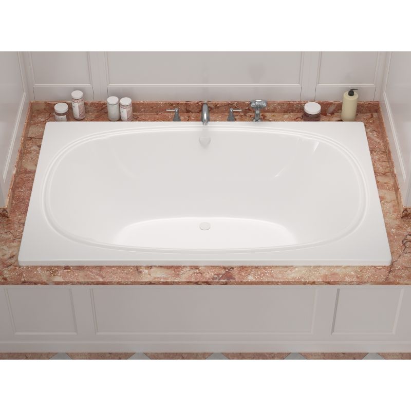 Atlantis Whirlpools Charleston 48 x 78 Rectangular Soaking Bathtub 4878CS