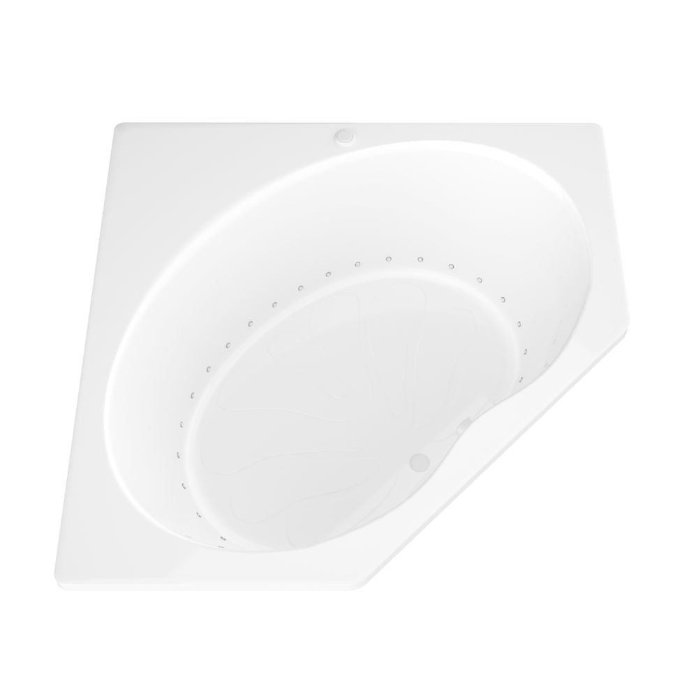 Atlantis Whirlpools Eclipse 60 x 60 Corner Jetted Bathtub 6060E