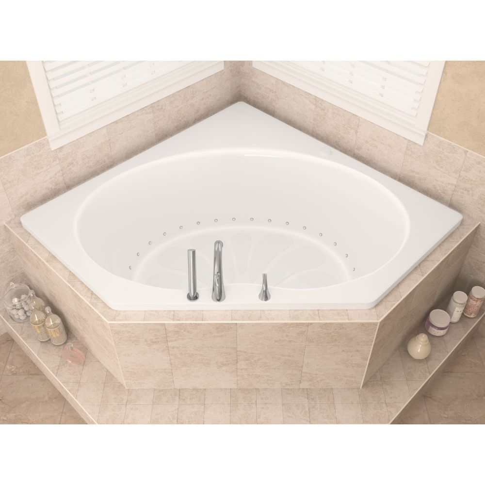 Atlantis Whirlpools Eclipse 60 x 60 Corner Jetted Bathtub 6060E