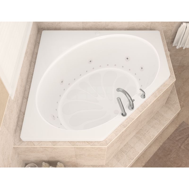 Atlantis Whirlpools Eclipse 60 x 60 Corner Jetted Bathtub 6060E