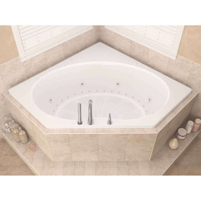 Atlantis Whirlpools Eclipse 60 x 60 Corner Jetted Bathtub 6060E