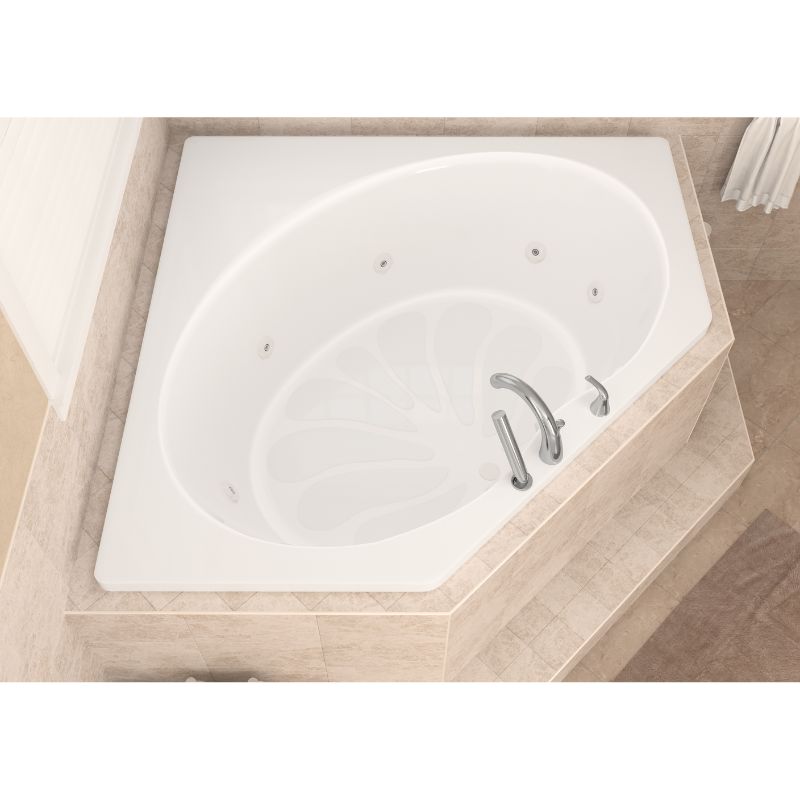 Atlantis Whirlpools Eclipse 60 x 60 Corner Jetted Bathtub 6060E