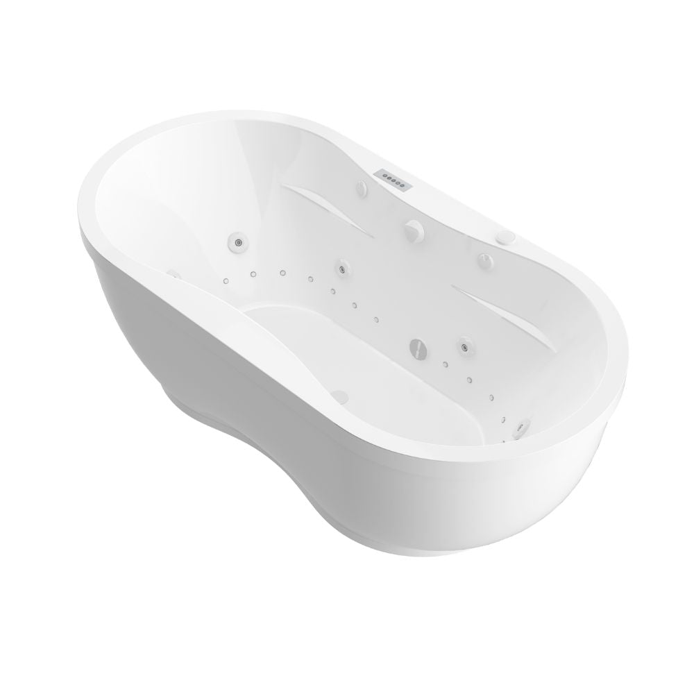 Atlantis Whirlpools Embrace 34 x 71 Oval Freestanding Bathtub 3471A