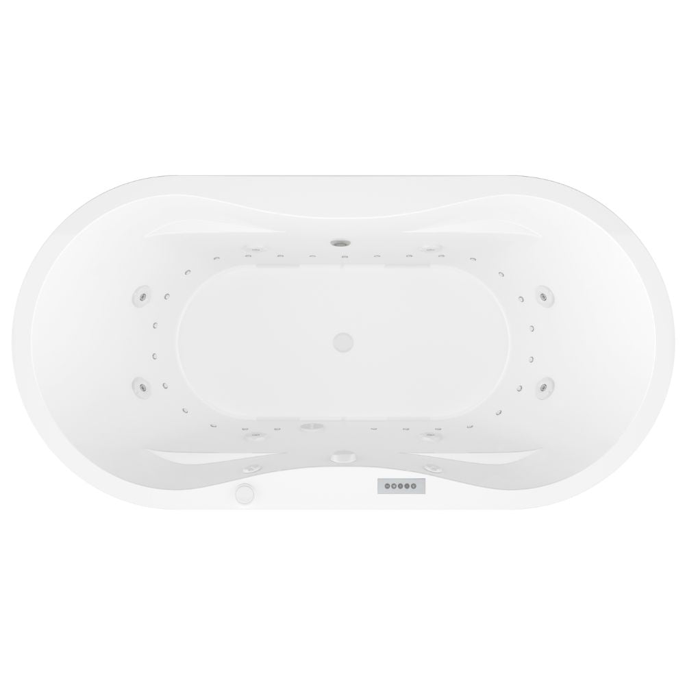 Atlantis Whirlpools Embrace 34 x 71 Oval Freestanding Bathtub 3471A