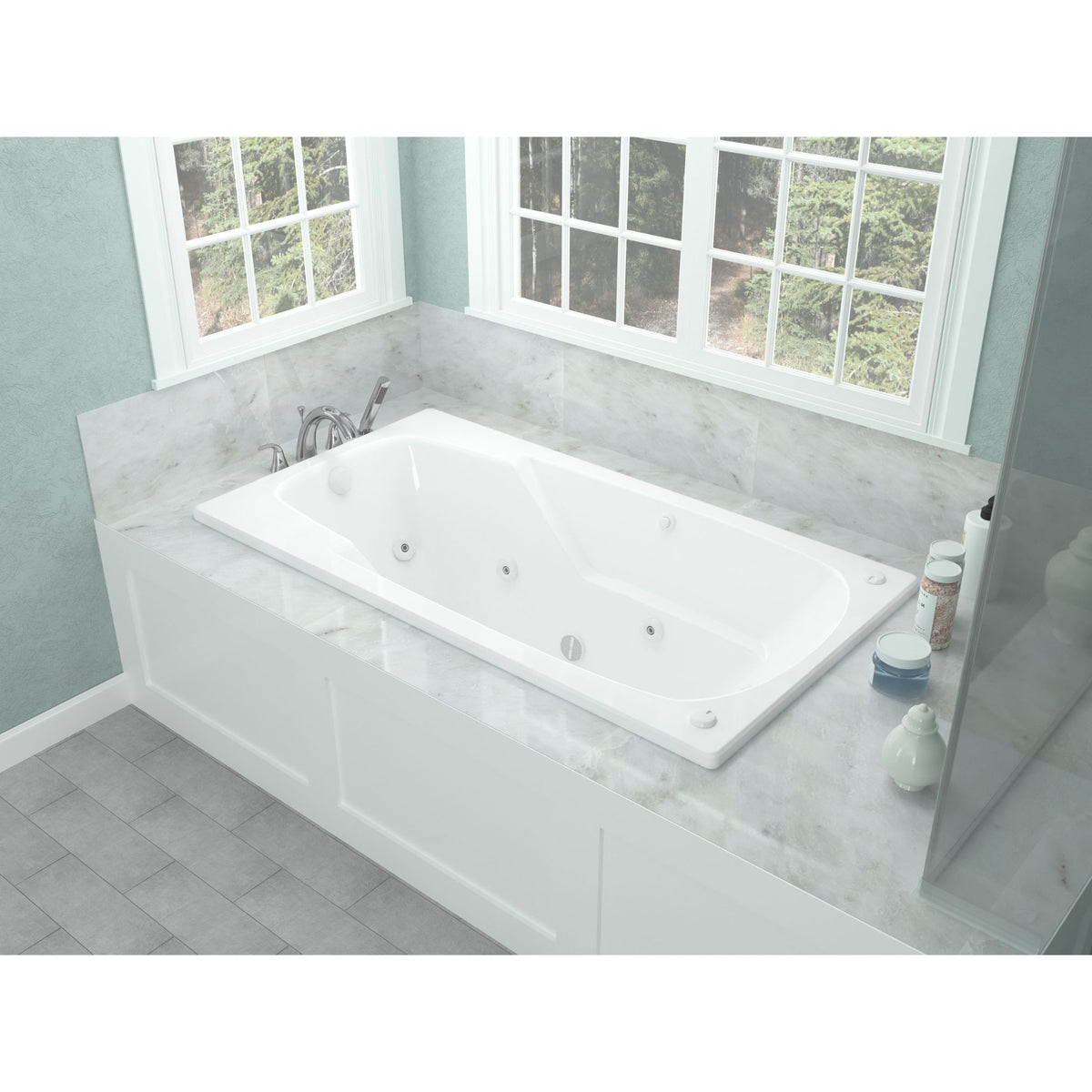 Atlantis Whirlpools Eros 32 x 59 Rectangular Bathtub 3260E