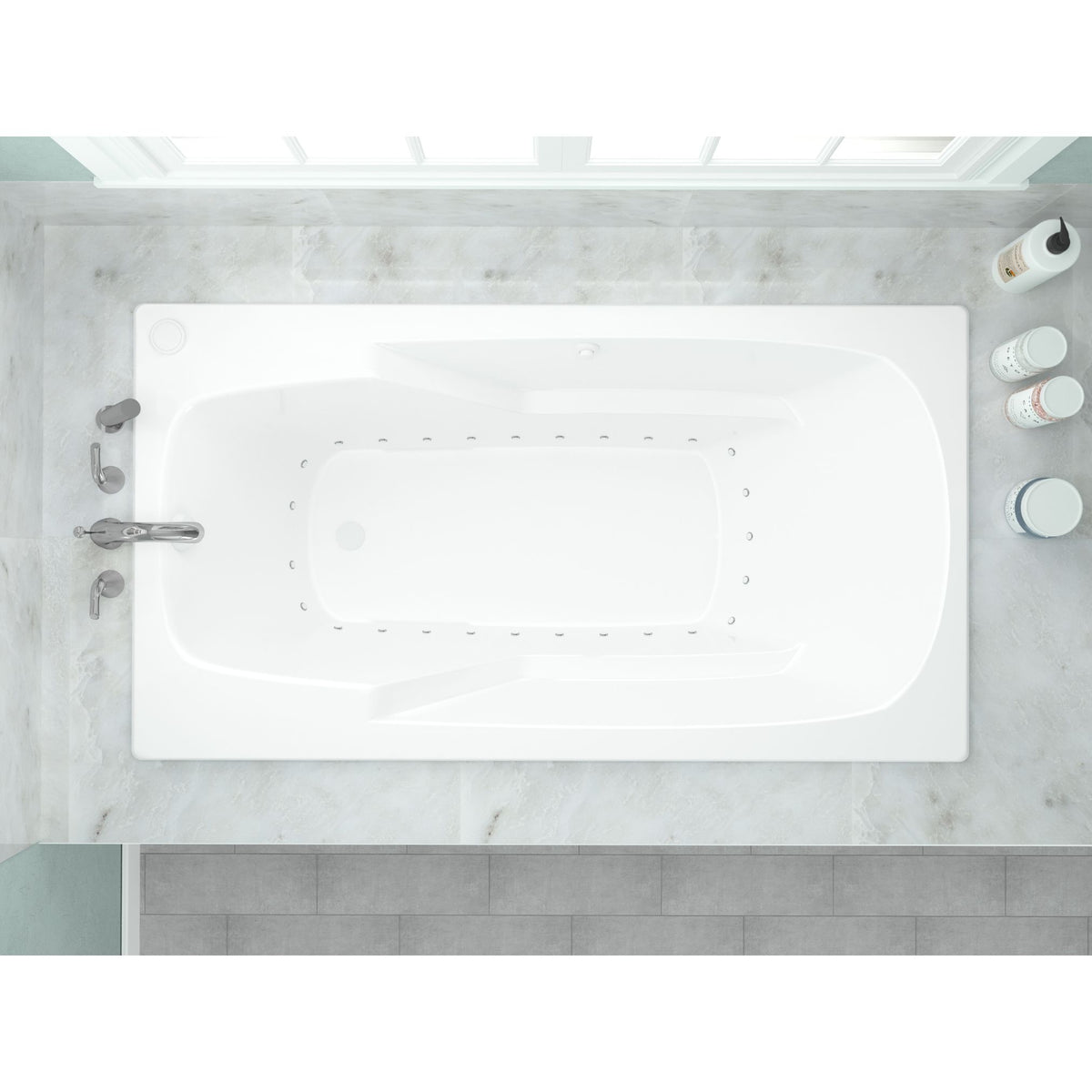 Atlantis Whirlpools Eros 36 x 59 Rectangular Freestanding Bathtub 3660E