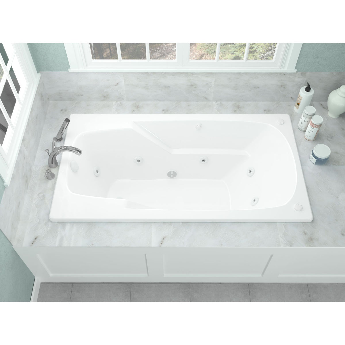 Atlantis Whirlpools Eros 36 x 72 Rectangular Bathtub 3672E