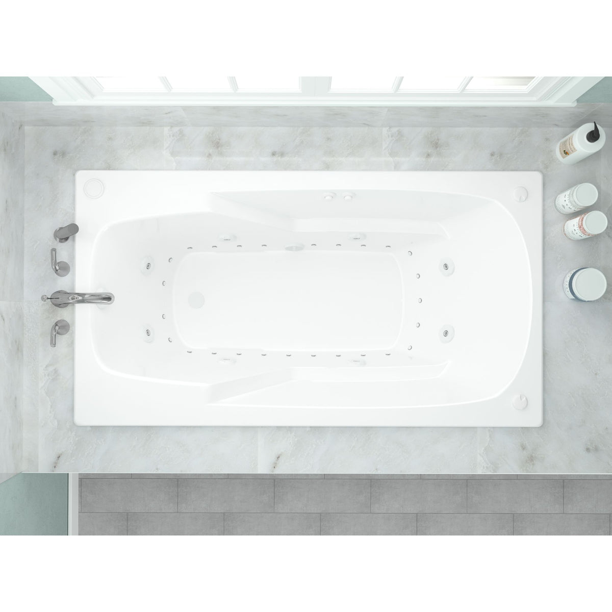 Atlantis Whirlpools Eros 42 x 72 Rectangular Bathtub 4272E