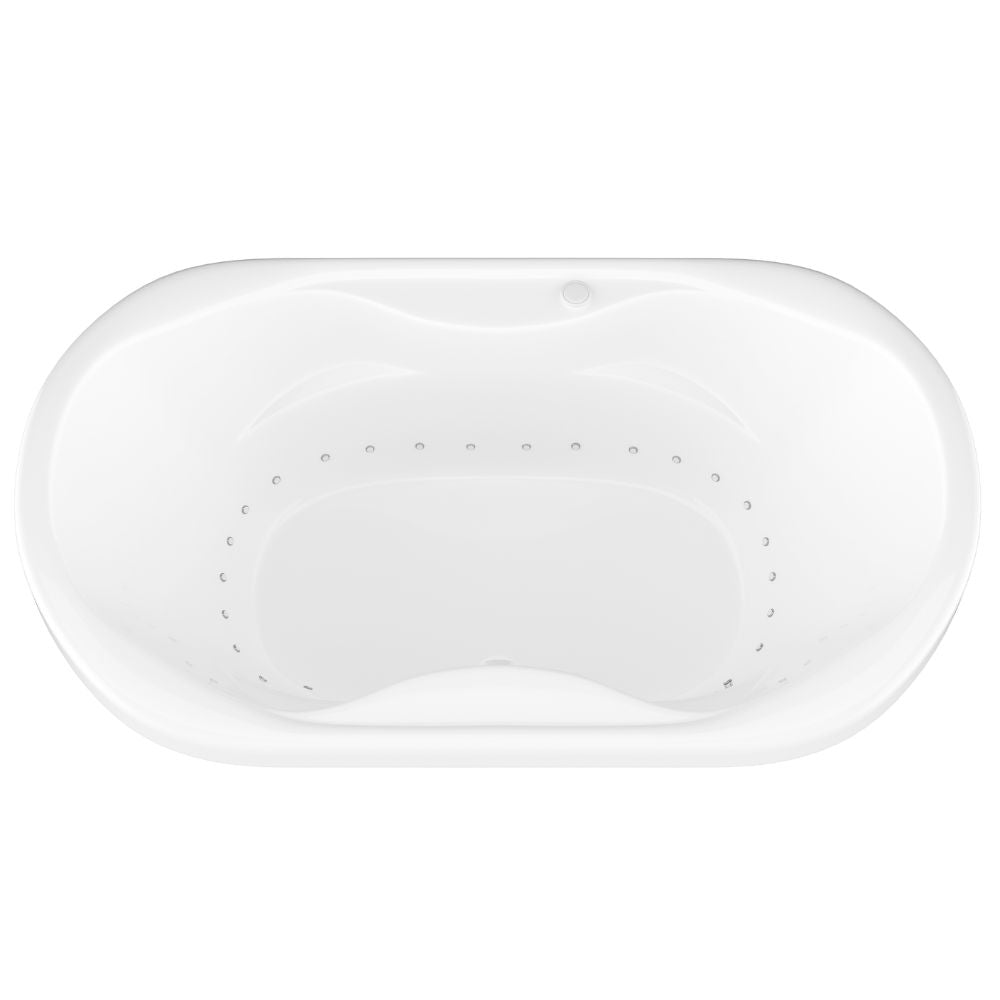 Atlantis Whirlpools Indulgence 41 x 70 Oval Air Jetted Bathtub 4170IA