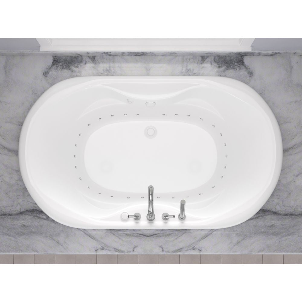 Atlantis Whirlpools Indulgence 41 x 70 Oval Air Jetted Bathtub 4170IA