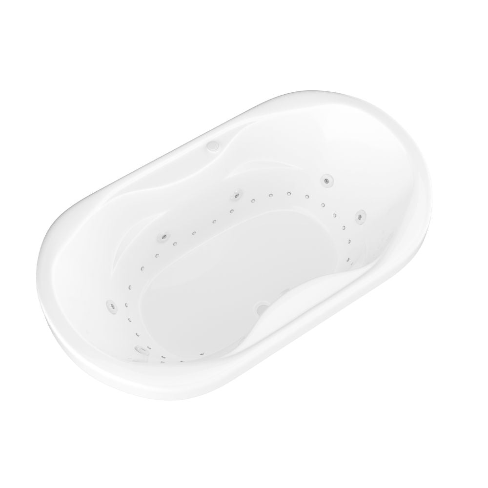 Atlantis Whirlpools Indulgence 41 x 70 Oval Jetted Bathtub 4170I