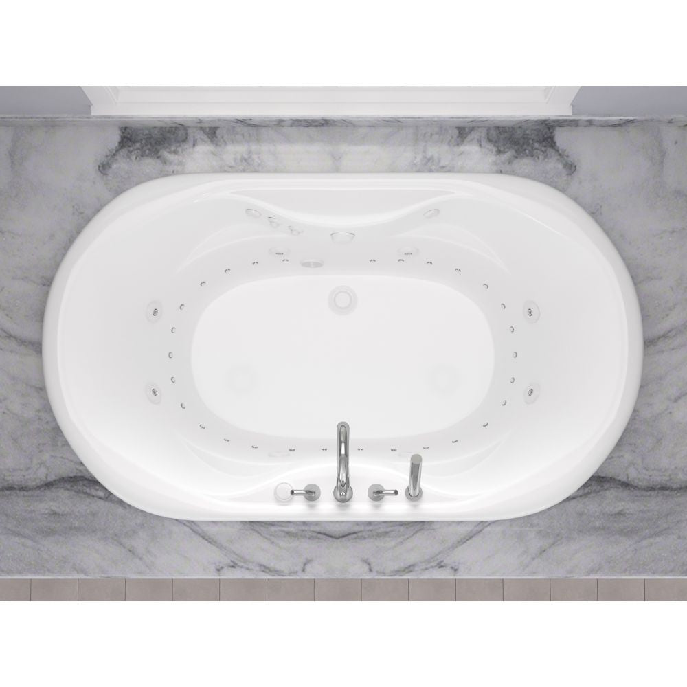 Atlantis Whirlpools Indulgence 41 x 70 Oval Jetted Bathtub 4170I