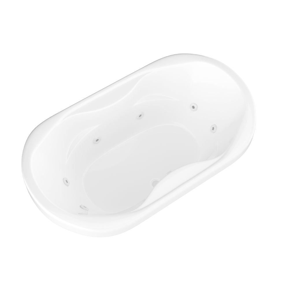 Atlantis Whirlpools Indulgence 41 x 70 Oval Jetted Bathtub 4170I