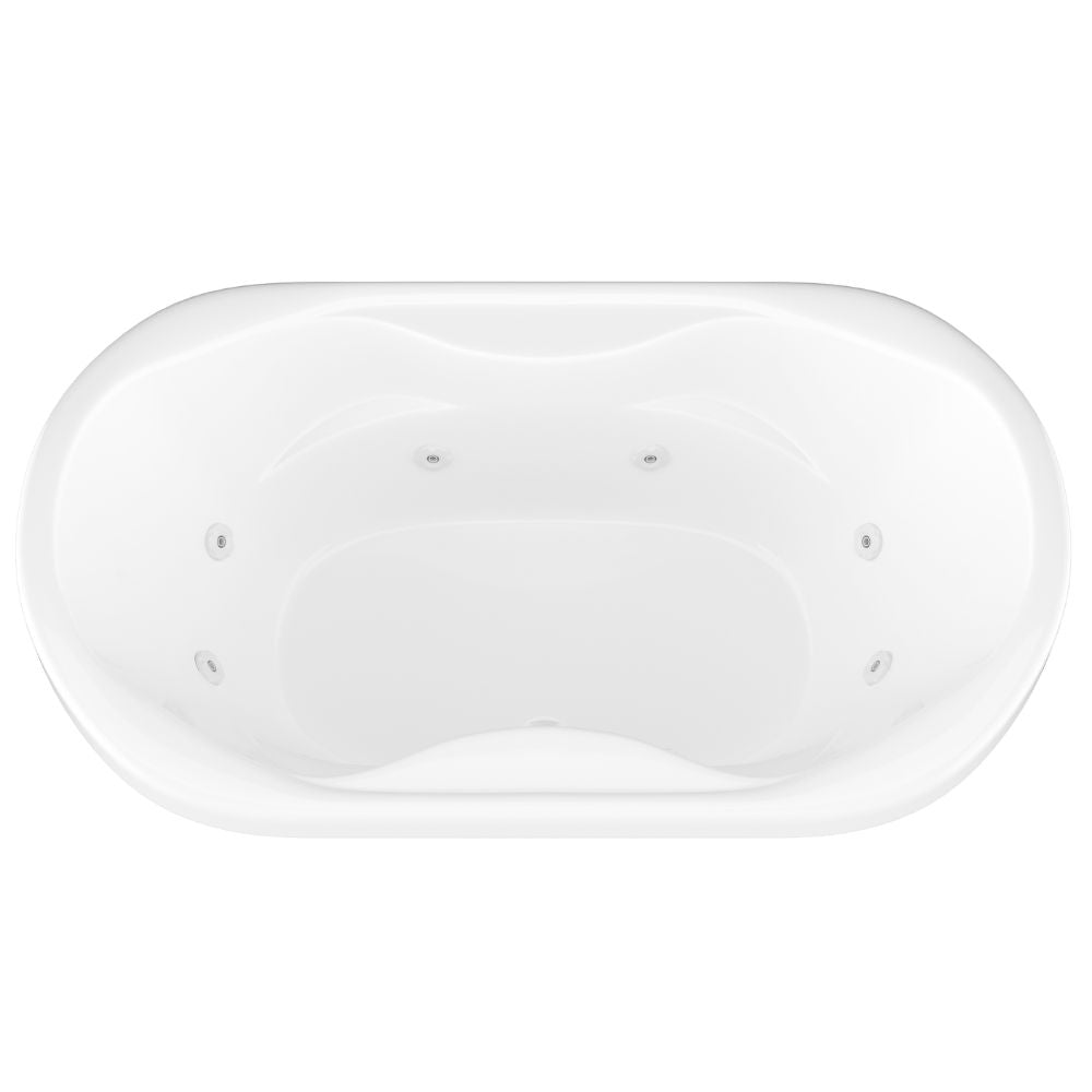 Atlantis Whirlpools Indulgence 41 x 70 Oval Jetted Bathtub 4170I