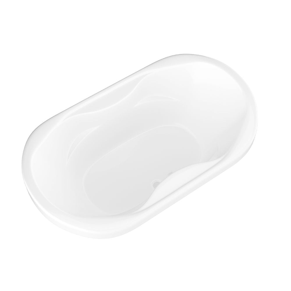 Atlantis Whirlpools Indulgence 41 x 70 Oval Soaking Bathtub 4170IS