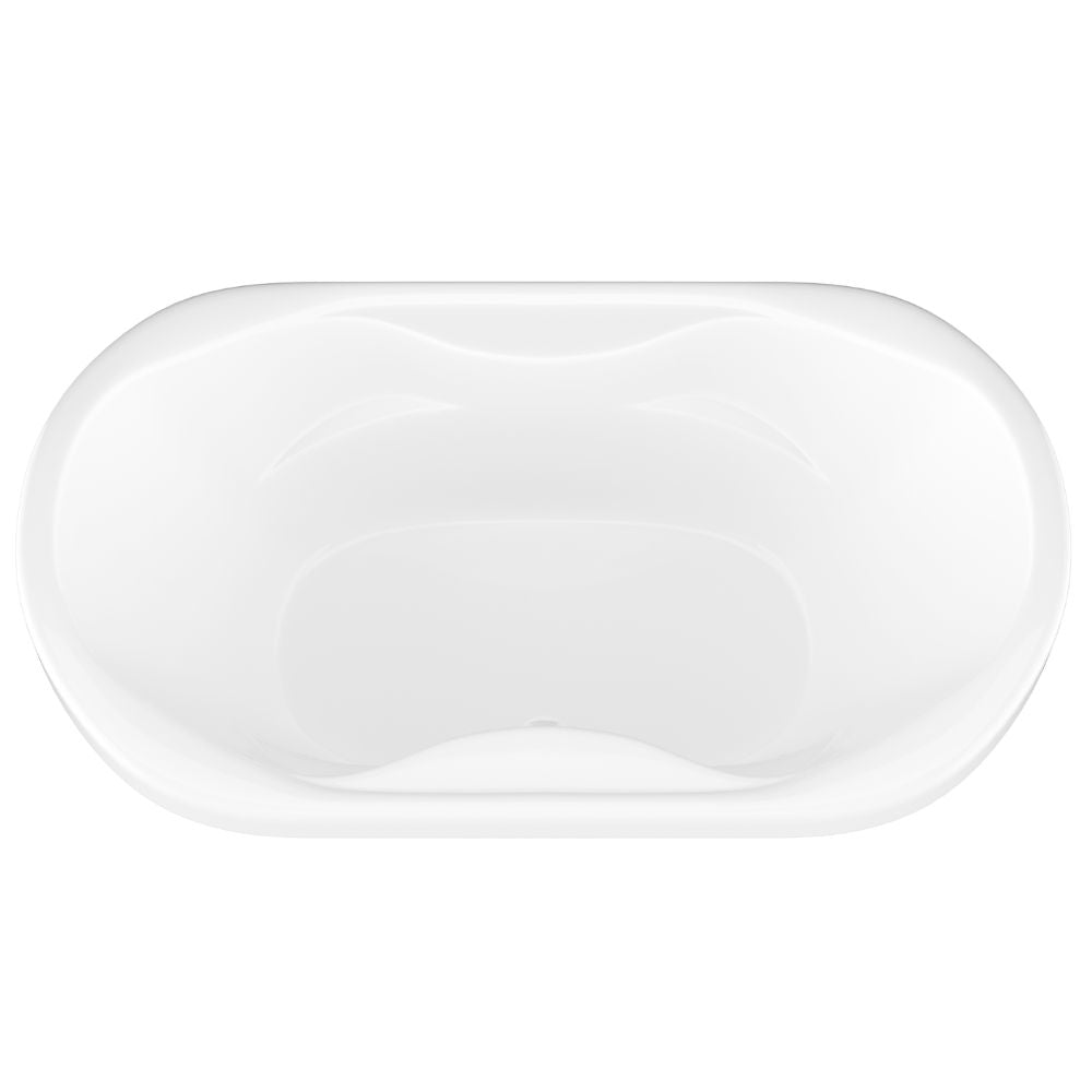 Atlantis Whirlpools Indulgence 41 x 70 Oval Soaking Bathtub 4170IS