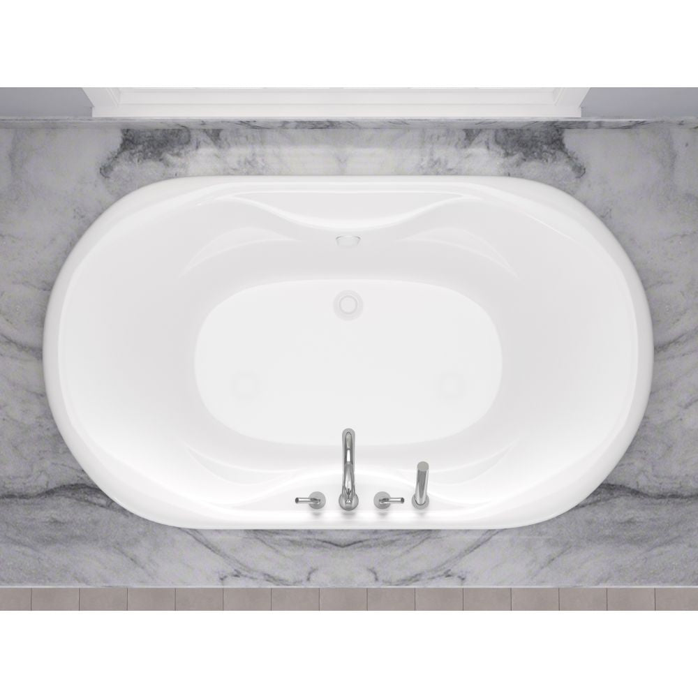 Atlantis Whirlpools Indulgence 41 x 70 Oval Soaking Bathtub 4170IS