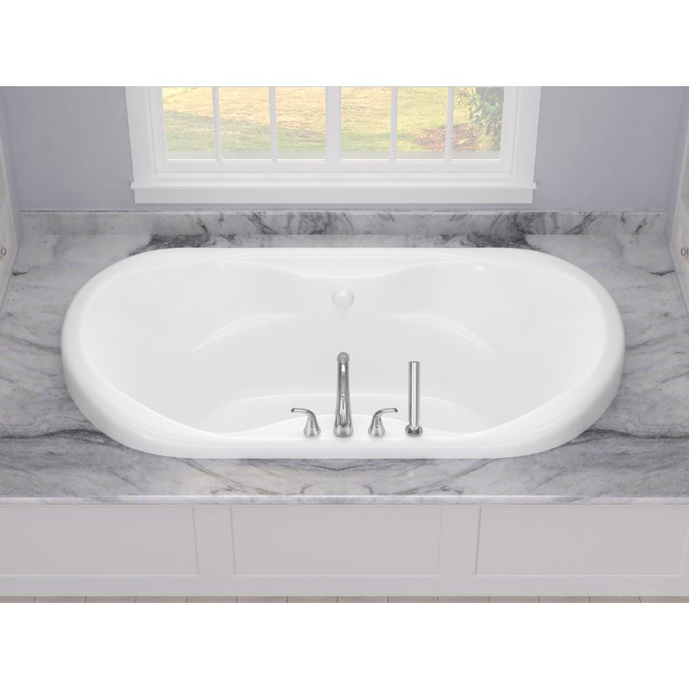 Atlantis Whirlpools Indulgence 41 x 70 Oval Soaking Bathtub 4170IS