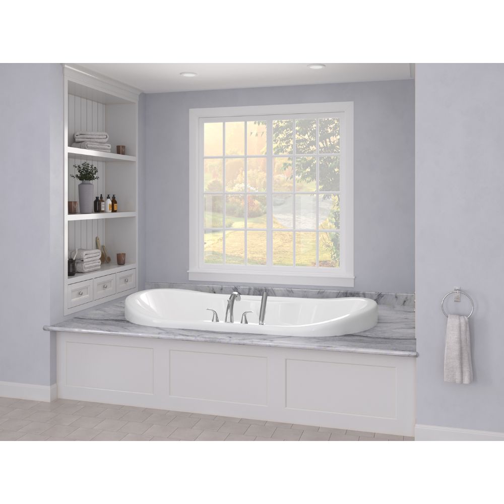 Atlantis Whirlpools Indulgence 41 x 70 Oval Soaking Bathtub 4170IS