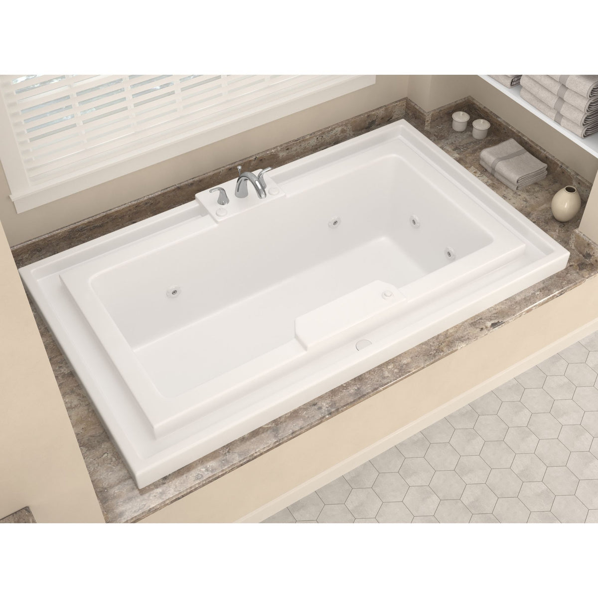 Atlantis Whirlpools Infinity 46 x 78 Endless Flow Bathtub 4678I