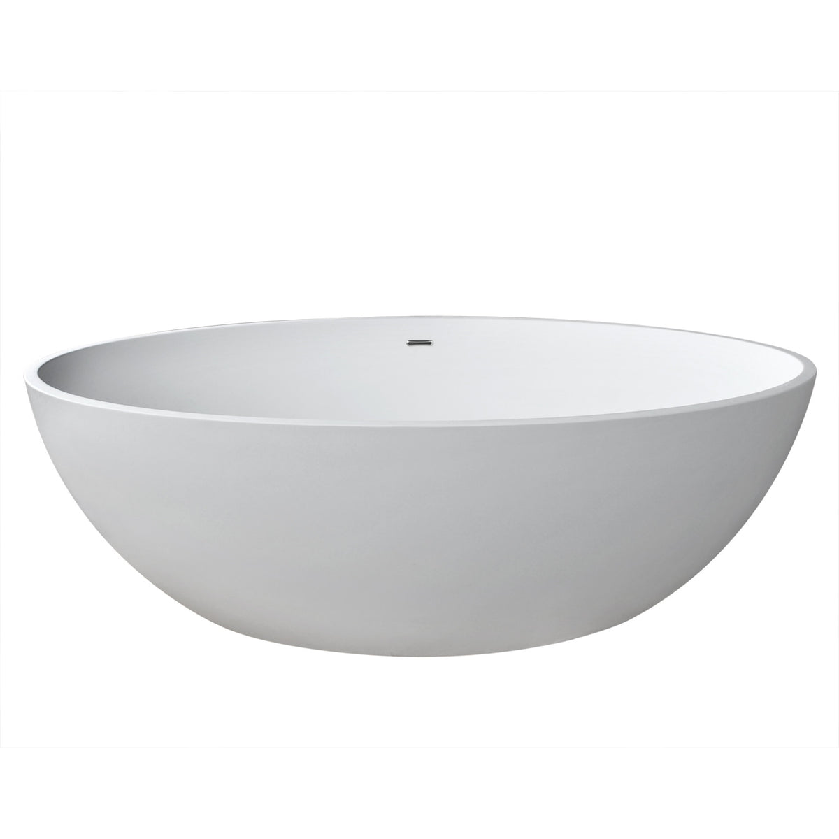 Atlantis Whirlpools Marquis 37 x 67 Artificial Stone Freestanding Bathtub 6736MQSXCWXX