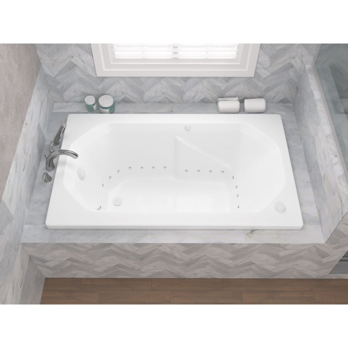 Atlantis Whirlpools Mirage 36 x 60 Rectangular Bathtub 3660M