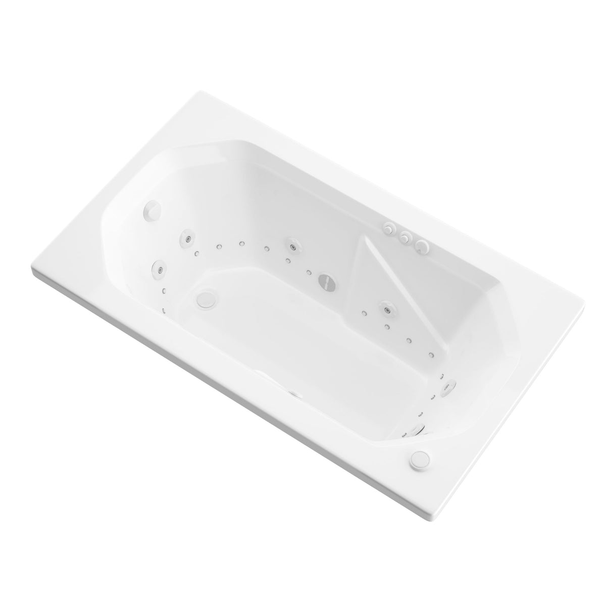 Atlantis Whirlpools Mirage 36 x 60 Rectangular Bathtub 3660M