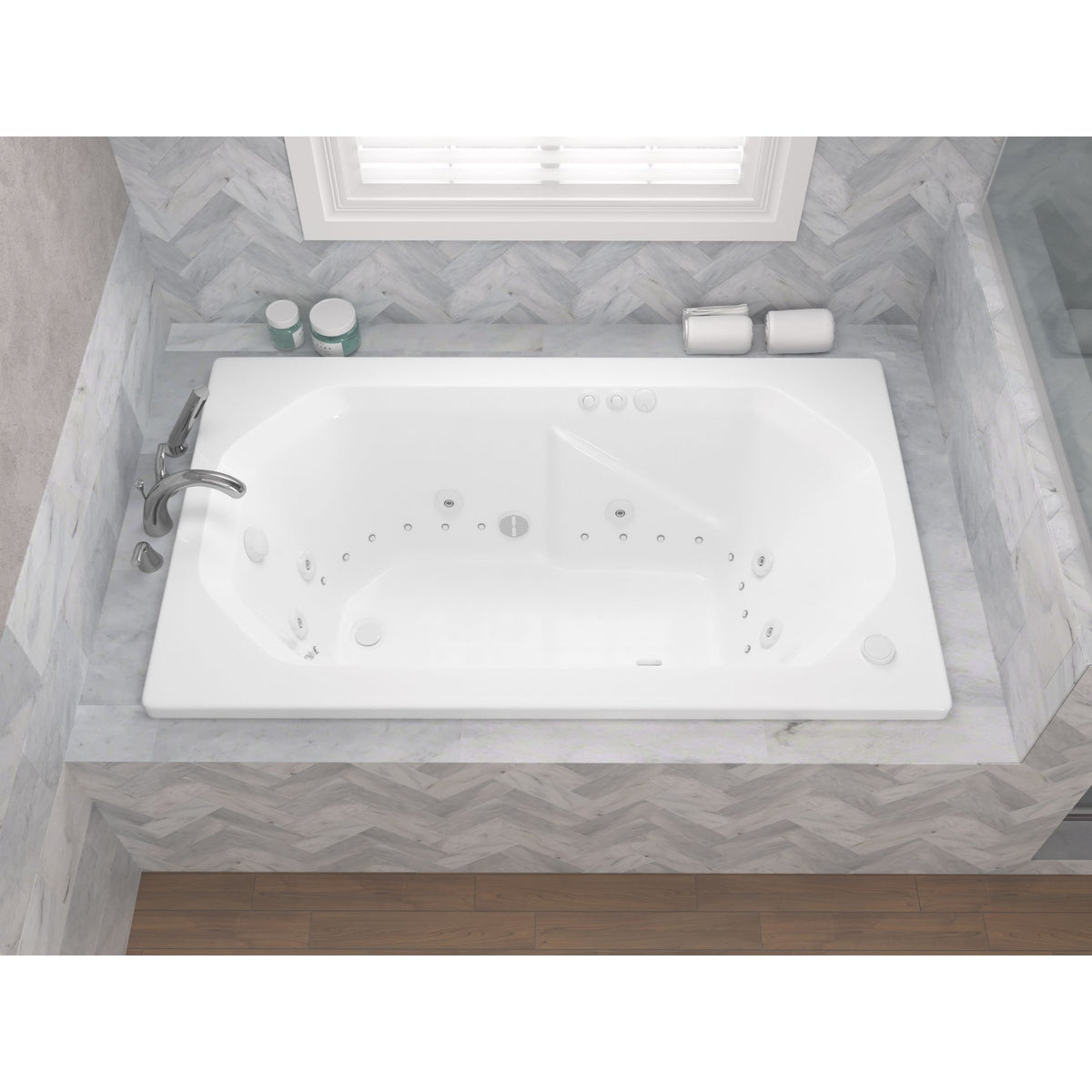 Atlantis Whirlpools Mirage 36 x 60 Rectangular Bathtub 3660M