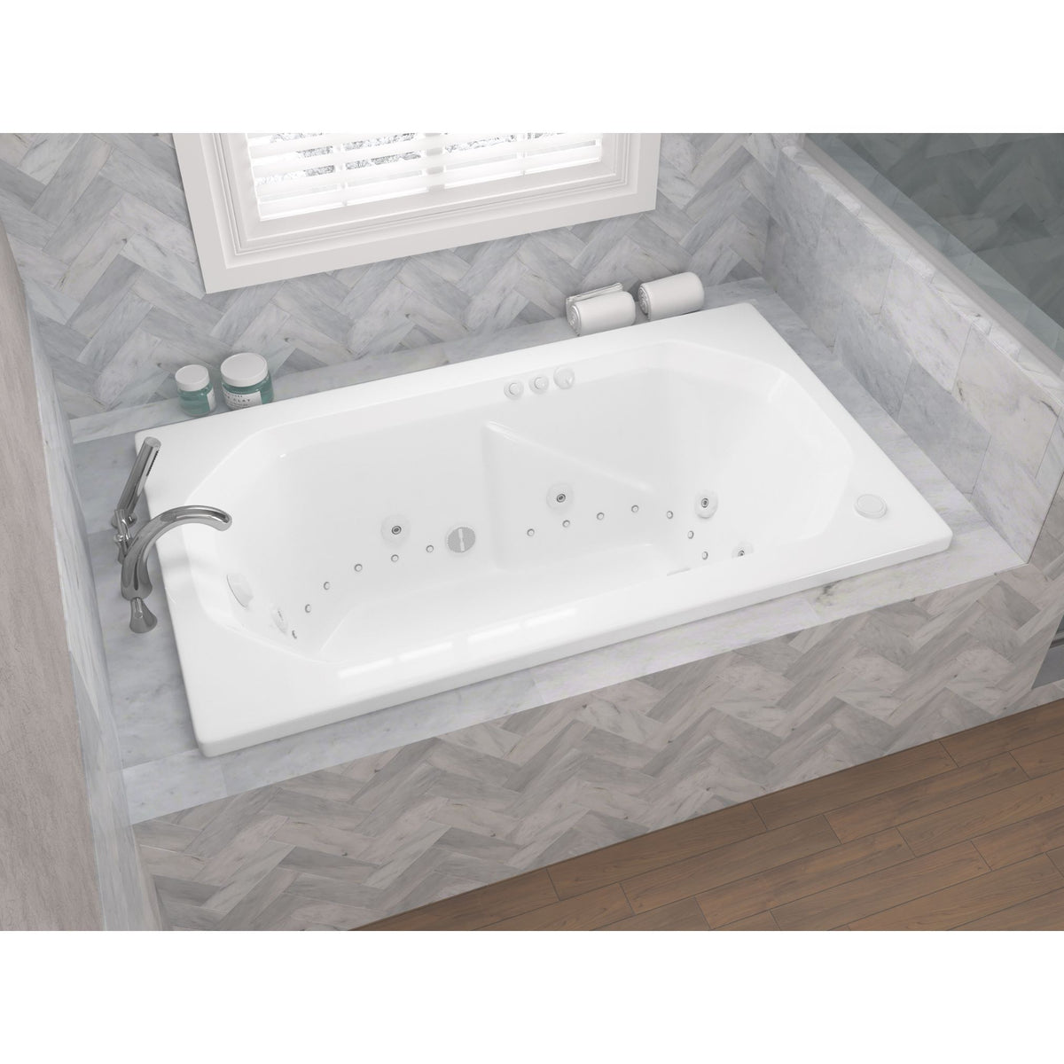 Atlantis Whirlpools Mirage 36 x 60 Rectangular Bathtub 3660M