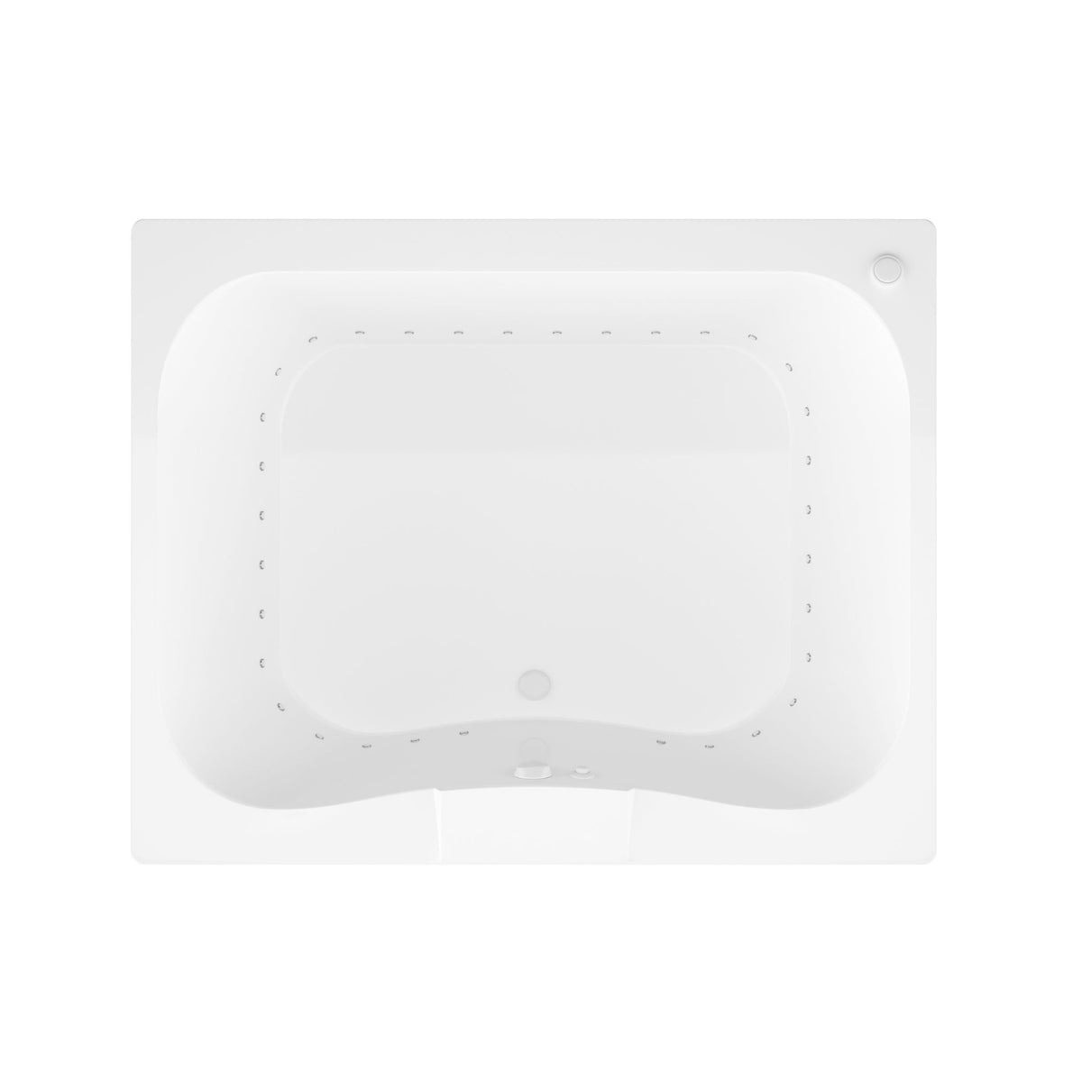 Atlantis Whirlpools Neptune 40 x 60 Rectangular Bathtub 4060N