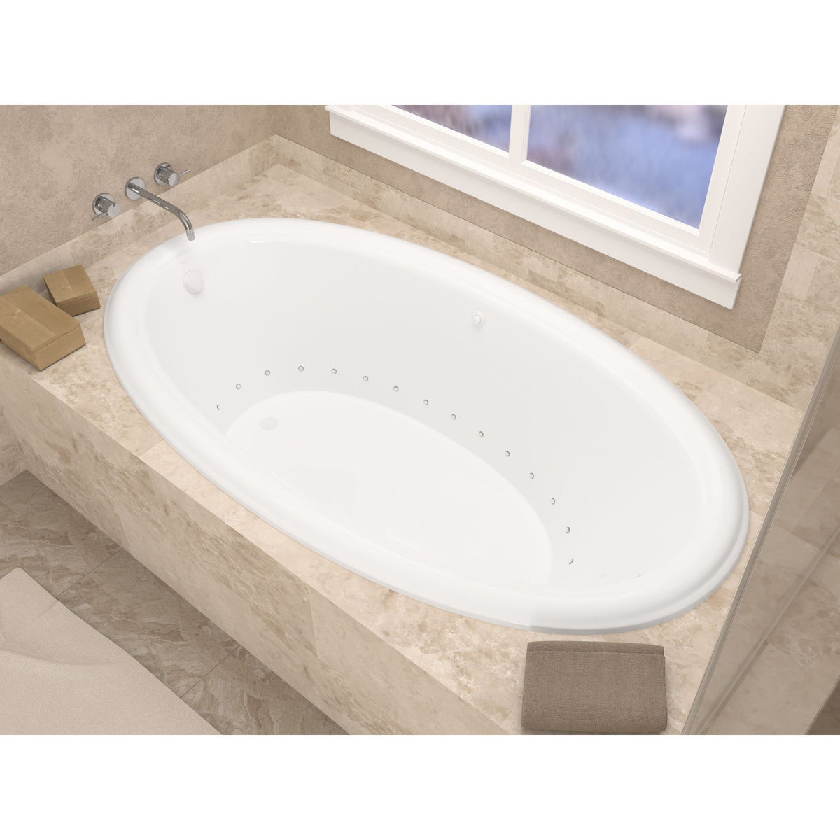 Atlantis Whirlpools Petite 42 x 70 Oval Bathtub 4270P