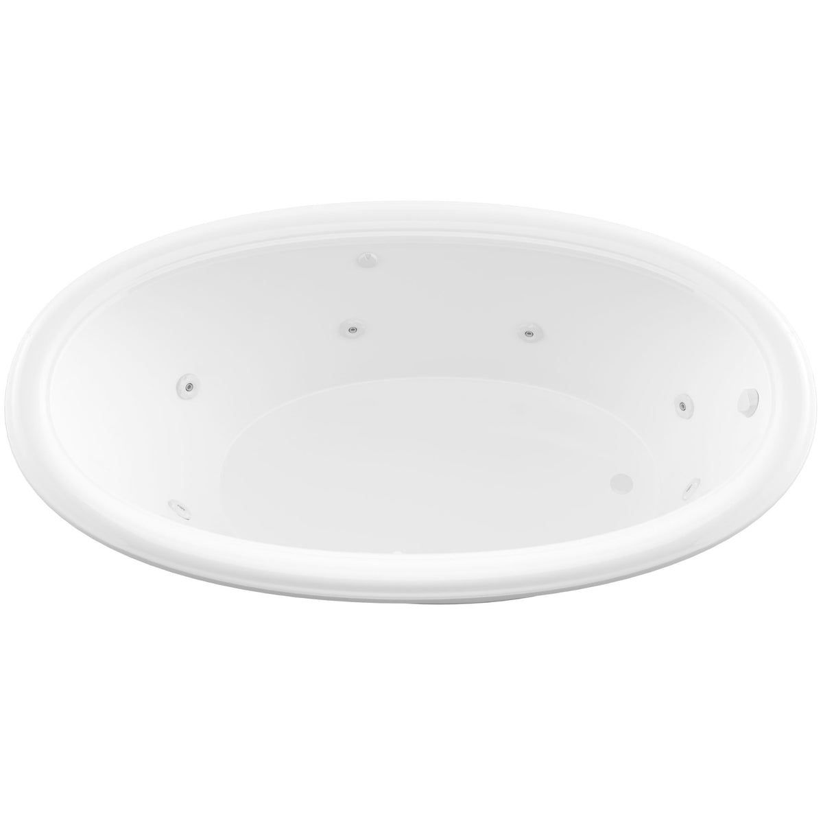Atlantis Whirlpools Petite 42 x 70 Oval Bathtub 4270P