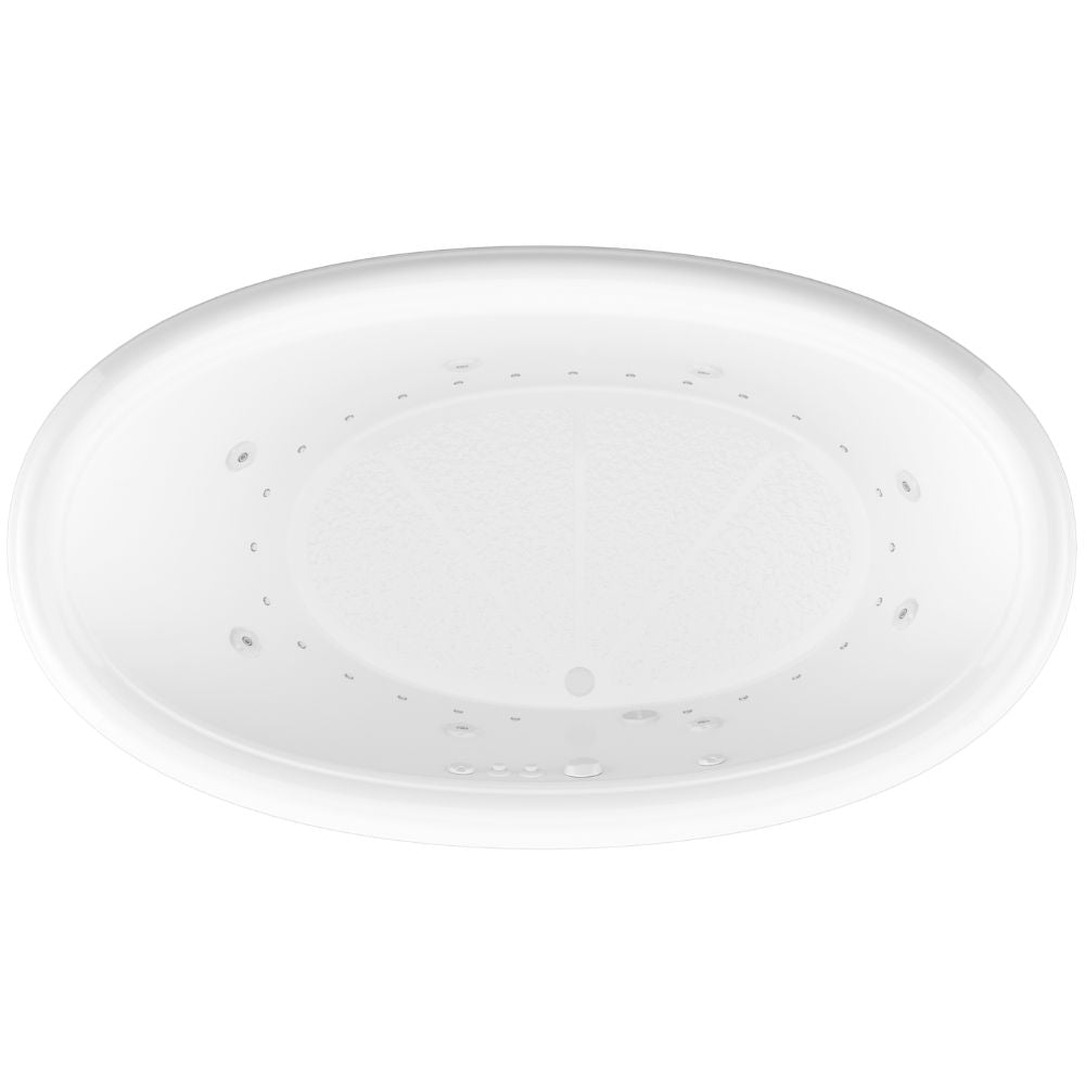 Atlantis Whirlpools Petite 44 x 78 Oval Bathtub 4478PCA