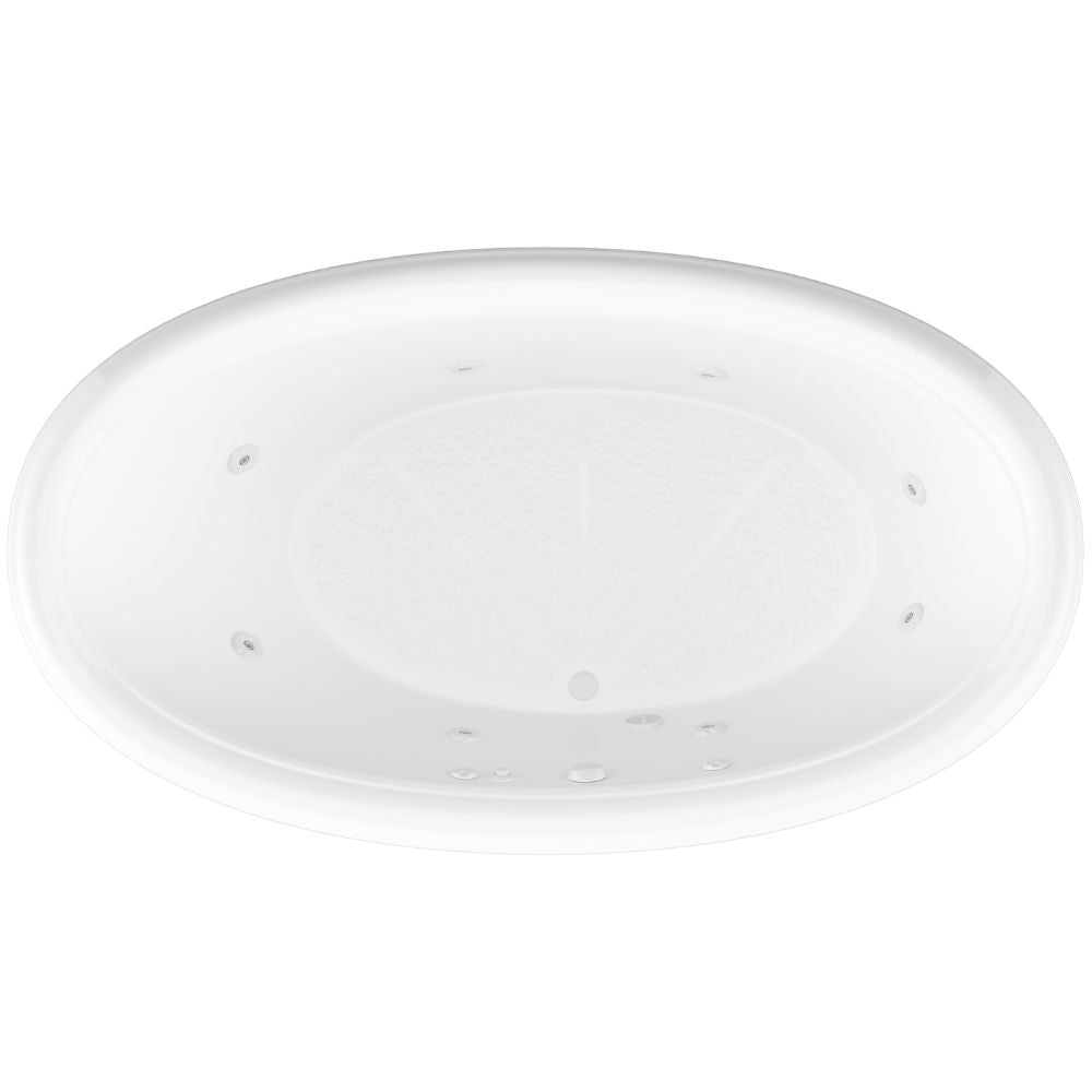 Atlantis Whirlpools Petite 44 x 78 Oval Bathtub 4478PCA