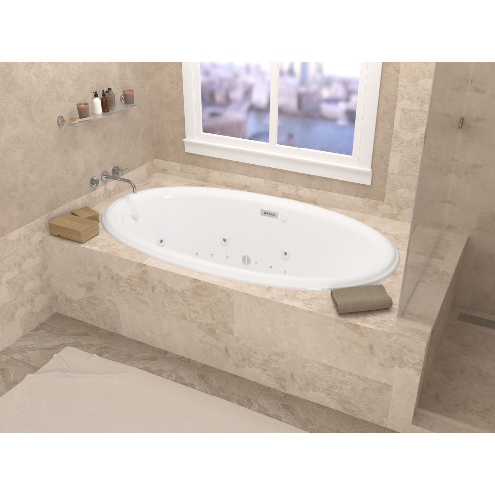 Atlantis Whirlpools Petite 42 x 70 Oval Bathtub 4270P