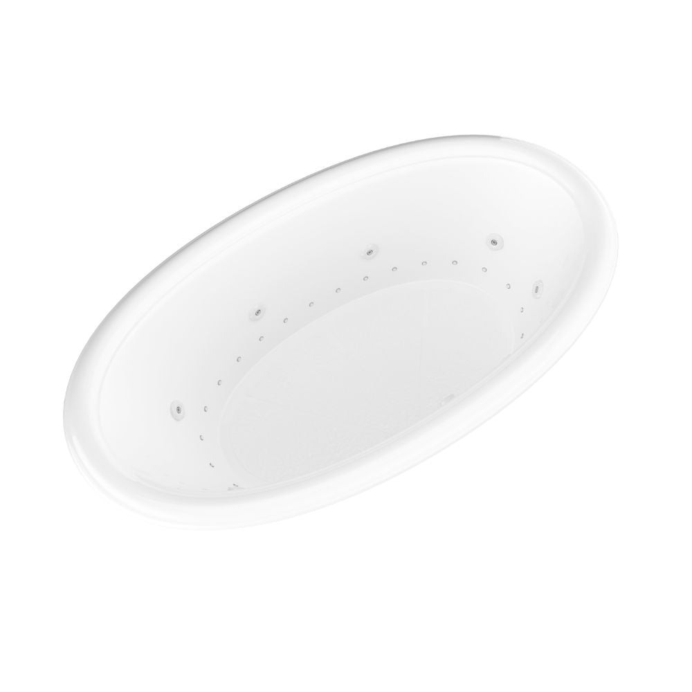 Atlantis Whirlpools Petite 44 x 78 Oval Bathtub 4478PCA