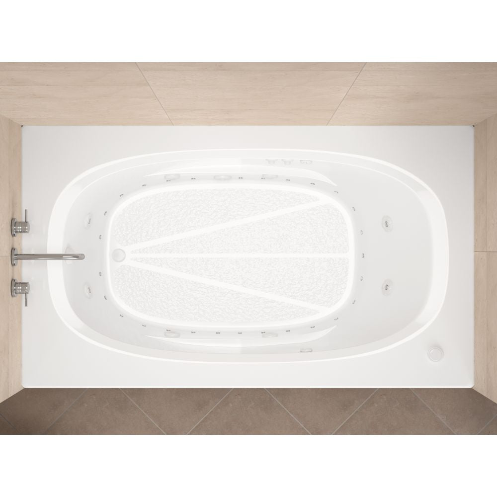 Atlantis Whirlpools Polaris 36 x 66 Rectangular Bathtub 3666P