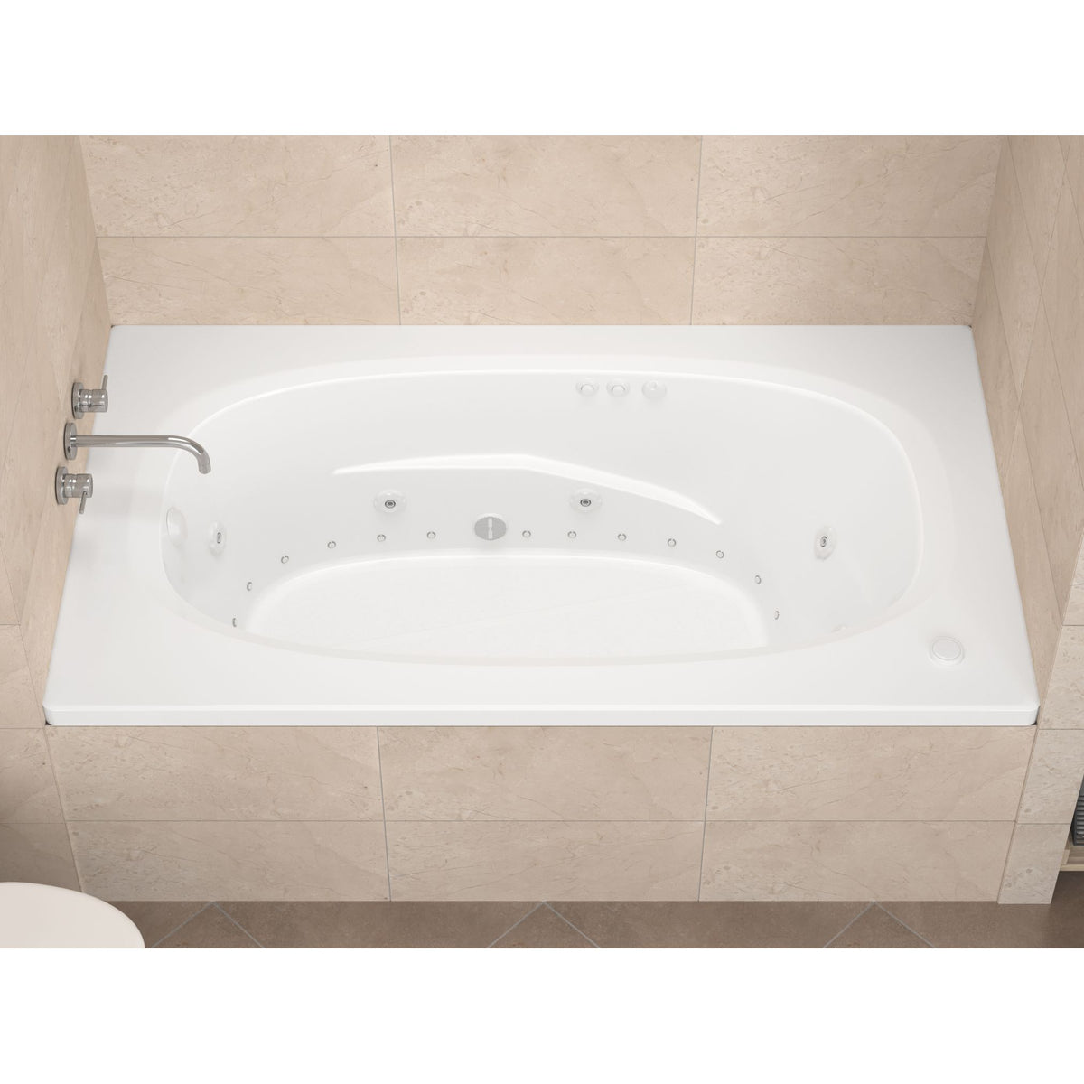 Atlantis Whirlpools Polaris 36 x 72 Rectangular Bathtub 3672P