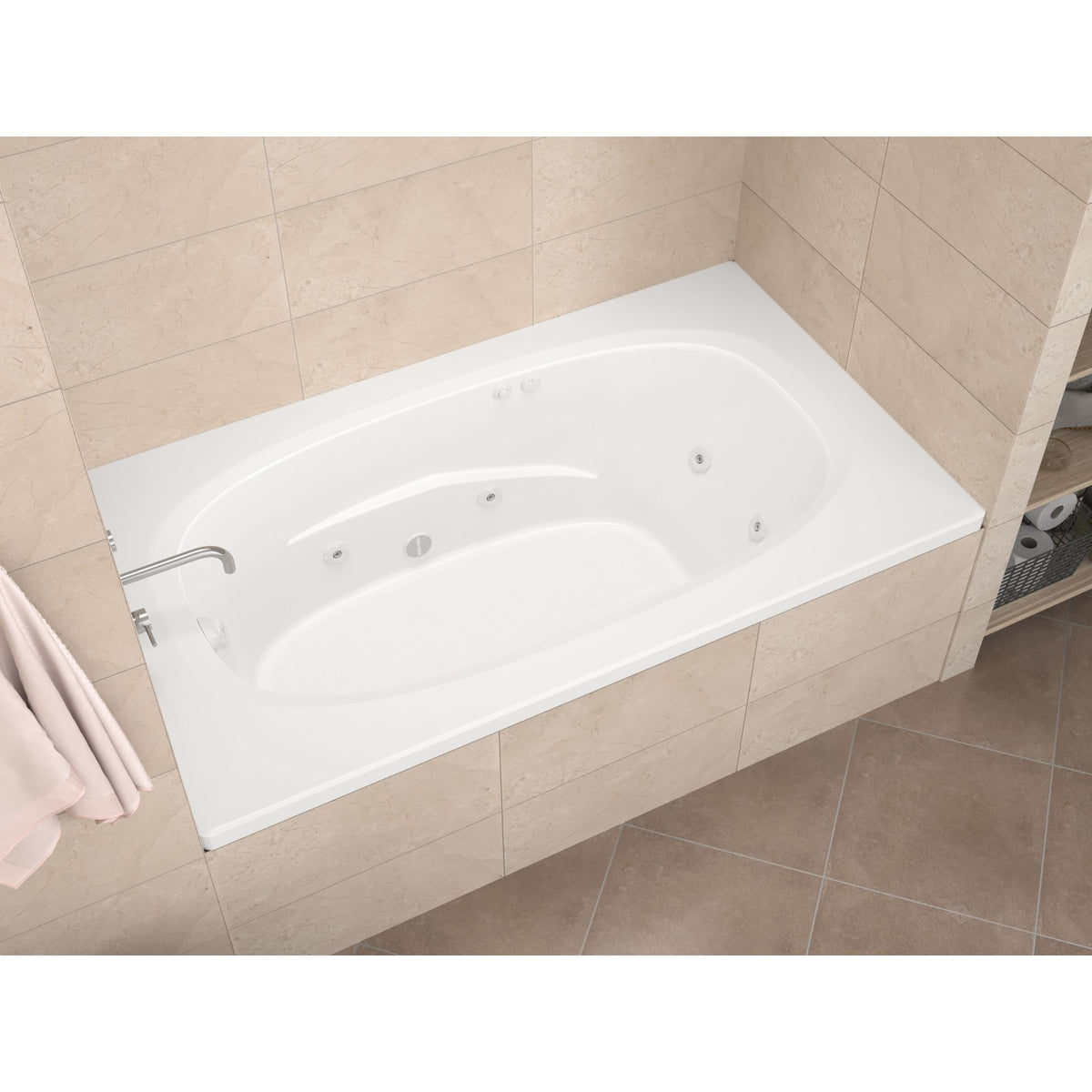 Atlantis Whirlpools Polaris 36 x 72 Rectangular Bathtub 3672P